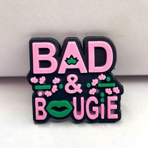 Bad & Bougie Croc Shoe Charm 💖